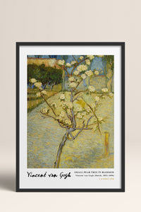HOMEPACK Ahşap Çerçeveli Tablo Çerçeveli Poster Sanatsal Modern Duvar Dekoru VAN GOGH-05