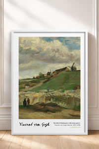 HOMEPACK Ahşap Çerçeveli Tablo Çerçeveli Poster Sanatsal Modern Duvar Dekoru VAN GOGH-06