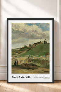 HOMEPACK Ahşap Çerçeveli Tablo Çerçeveli Poster Sanatsal Modern Duvar Dekoru VAN GOGH-06