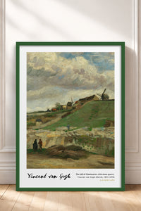 HOMEPACK Ahşap Çerçeveli Tablo Çerçeveli Poster Sanatsal Modern Duvar Dekoru VAN GOGH-06