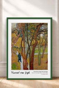 HOMEPACK Ahşap Çerçeveli Tablo Çerçeveli Poster Sanatsal Modern Duvar Dekoru VAN GOGH-07