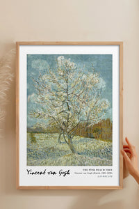 HOMEPACK Ahşap Çerçeveli Tablo Çerçeveli Poster Sanatsal Modern Duvar Dekoru VAN GOGH-08