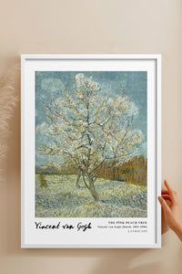 HOMEPACK Ahşap Çerçeveli Tablo Çerçeveli Poster Sanatsal Modern Duvar Dekoru VAN GOGH-08