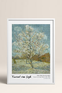 HOMEPACK Ahşap Çerçeveli Tablo Çerçeveli Poster Sanatsal Modern Duvar Dekoru VAN GOGH-08