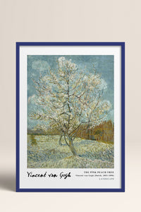 HOMEPACK Ahşap Çerçeveli Tablo Çerçeveli Poster Sanatsal Modern Duvar Dekoru VAN GOGH-08