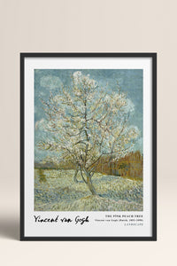 HOMEPACK Ahşap Çerçeveli Tablo Çerçeveli Poster Sanatsal Modern Duvar Dekoru VAN GOGH-08