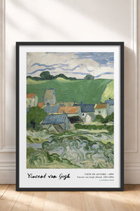 HOMEPACK Ahşap Çerçeveli Tablo Çerçeveli Poster Sanatsal Modern Duvar Dekoru VAN GOGH-09