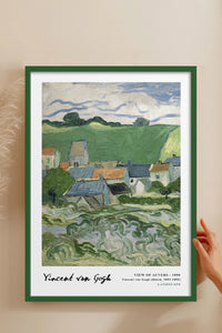 HOMEPACK Ahşap Çerçeveli Tablo Çerçeveli Poster Sanatsal Modern Duvar Dekoru VAN GOGH-09