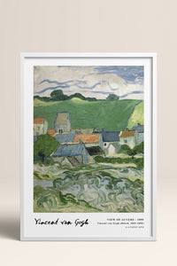 HOMEPACK Ahşap Çerçeveli Tablo Çerçeveli Poster Sanatsal Modern Duvar Dekoru VAN GOGH-09