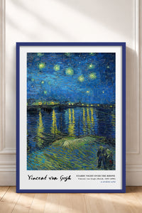 HOMEPACK Ahşap Çerçeveli Tablo Çerçeveli Poster Sanatsal Modern Duvar Dekoru VAN GOGH-10