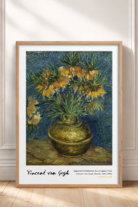 HOMEPACK Ahşap Çerçeveli Tablo Çerçeveli Poster Sanatsal Modern Duvar Dekoru VAN GOGH-13