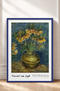 HOMEPACK Ahşap Çerçeveli Tablo Çerçeveli Poster Sanatsal Modern Duvar Dekoru VAN GOGH-13