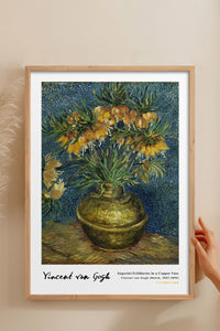 HOMEPACK Ahşap Çerçeveli Tablo Çerçeveli Poster Sanatsal Modern Duvar Dekoru VAN GOGH-13