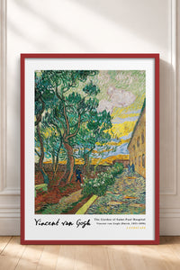HOMEPACK Ahşap Çerçeveli Tablo Çerçeveli Poster Sanatsal Modern Duvar Dekoru VAN GOGH-14