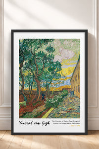 HOMEPACK Ahşap Çerçeveli Tablo Çerçeveli Poster Sanatsal Modern Duvar Dekoru VAN GOGH-14