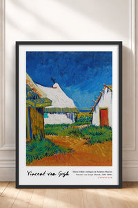 HOMEPACK Ahşap Çerçeveli Tablo Çerçeveli Poster Sanatsal Modern Duvar Dekoru VAN GOGH-15