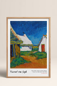 HOMEPACK Ahşap Çerçeveli Tablo Çerçeveli Poster Sanatsal Modern Duvar Dekoru VAN GOGH-15