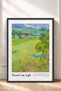 HOMEPACK Ahşap Çerçeveli Tablo Çerçeveli Poster Sanatsal Modern Duvar Dekoru VAN GOGH-16