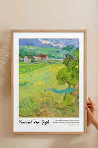 HOMEPACK Ahşap Çerçeveli Tablo Çerçeveli Poster Sanatsal Modern Duvar Dekoru VAN GOGH-16
