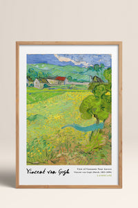 HOMEPACK Ahşap Çerçeveli Tablo Çerçeveli Poster Sanatsal Modern Duvar Dekoru VAN GOGH-16