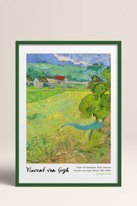HOMEPACK Ahşap Çerçeveli Tablo Çerçeveli Poster Sanatsal Modern Duvar Dekoru VAN GOGH-16