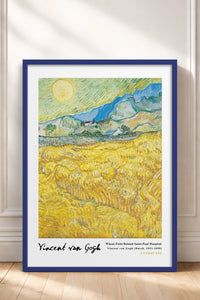 HOMEPACK Ahşap Çerçeveli Tablo Çerçeveli Poster Sanatsal Modern Duvar Dekoru VAN GOGH-17