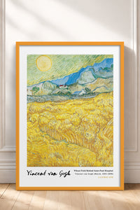 HOMEPACK Ahşap Çerçeveli Tablo Çerçeveli Poster Sanatsal Modern Duvar Dekoru VAN GOGH-17