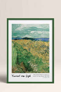 HOMEPACK Ahşap Çerçeveli Tablo Çerçeveli Poster Sanatsal Modern Duvar Dekoru VAN GOGH-18