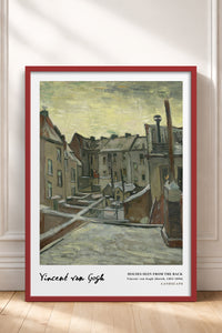 HOMEPACK Ahşap Çerçeveli Tablo Çerçeveli Poster Sanatsal Modern Duvar Dekoru VAN GOGH-20