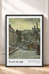 HOMEPACK Ahşap Çerçeveli Tablo Çerçeveli Poster Sanatsal Modern Duvar Dekoru VAN GOGH-20