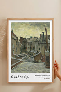 HOMEPACK Ahşap Çerçeveli Tablo Çerçeveli Poster Sanatsal Modern Duvar Dekoru VAN GOGH-20