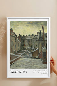 HOMEPACK Ahşap Çerçeveli Tablo Çerçeveli Poster Sanatsal Modern Duvar Dekoru VAN GOGH-20