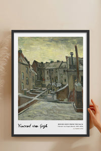 HOMEPACK Ahşap Çerçeveli Tablo Çerçeveli Poster Sanatsal Modern Duvar Dekoru VAN GOGH-20