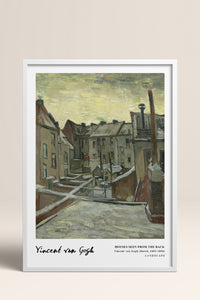 HOMEPACK Ahşap Çerçeveli Tablo Çerçeveli Poster Sanatsal Modern Duvar Dekoru VAN GOGH-20