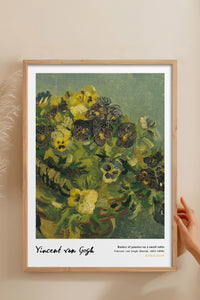 HOMEPACK Ahşap Çerçeveli Tablo Çerçeveli Poster Sanatsal Modern Duvar Dekoru VAN GOGH-21