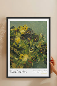 HOMEPACK Ahşap Çerçeveli Tablo Çerçeveli Poster Sanatsal Modern Duvar Dekoru VAN GOGH-21