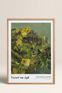 HOMEPACK Ahşap Çerçeveli Tablo Çerçeveli Poster Sanatsal Modern Duvar Dekoru VAN GOGH-21