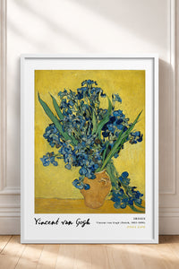 HOMEPACK Ahşap Çerçeveli Tablo Çerçeveli Poster Sanatsal Modern Duvar Dekoru VAN GOGH-22