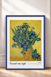 HOMEPACK Ahşap Çerçeveli Tablo Çerçeveli Poster Sanatsal Modern Duvar Dekoru VAN GOGH-22