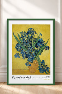 HOMEPACK Ahşap Çerçeveli Tablo Çerçeveli Poster Sanatsal Modern Duvar Dekoru VAN GOGH-22