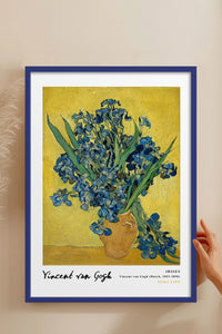 HOMEPACK Ahşap Çerçeveli Tablo Çerçeveli Poster Sanatsal Modern Duvar Dekoru VAN GOGH-22