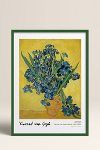 HOMEPACK Ahşap Çerçeveli Tablo Çerçeveli Poster Sanatsal Modern Duvar Dekoru VAN GOGH-22