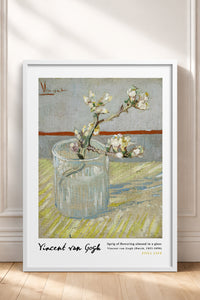 HOMEPACK Ahşap Çerçeveli Tablo Çerçeveli Poster Sanatsal Modern Duvar Dekoru VAN GOGH-23