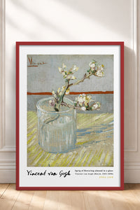 HOMEPACK Ahşap Çerçeveli Tablo Çerçeveli Poster Sanatsal Modern Duvar Dekoru VAN GOGH-23