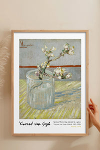 HOMEPACK Ahşap Çerçeveli Tablo Çerçeveli Poster Sanatsal Modern Duvar Dekoru VAN GOGH-23