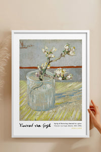 HOMEPACK Ahşap Çerçeveli Tablo Çerçeveli Poster Sanatsal Modern Duvar Dekoru VAN GOGH-23