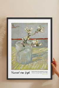 HOMEPACK Ahşap Çerçeveli Tablo Çerçeveli Poster Sanatsal Modern Duvar Dekoru VAN GOGH-23