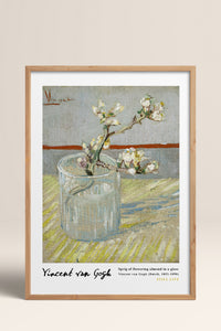 HOMEPACK Ahşap Çerçeveli Tablo Çerçeveli Poster Sanatsal Modern Duvar Dekoru VAN GOGH-23