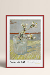 HOMEPACK Ahşap Çerçeveli Tablo Çerçeveli Poster Sanatsal Modern Duvar Dekoru VAN GOGH-23