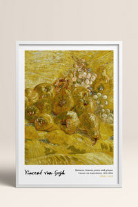 HOMEPACK Ahşap Çerçeveli Tablo Çerçeveli Poster Sanatsal Modern Duvar Dekoru VAN GOGH-24